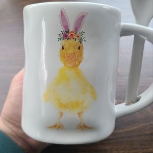 "Happy Spring" mug with spoon